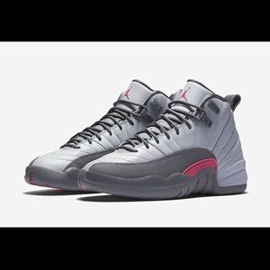 Jordan 12 retro wolf grey vivid pink